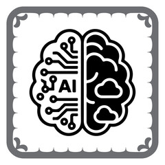 Smart Circuit Brain Graphic