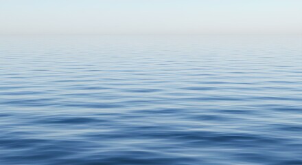 Fototapeta premium Calm Blue Water with Gentle Ripples