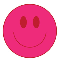 Pink and Red Valentines Day Smiley