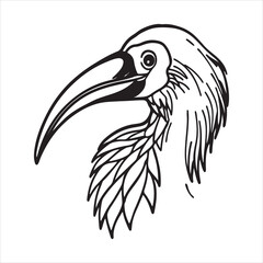 Obraz premium Graceful Scarlet Ibis – Nature’s Red Feathered Wonder