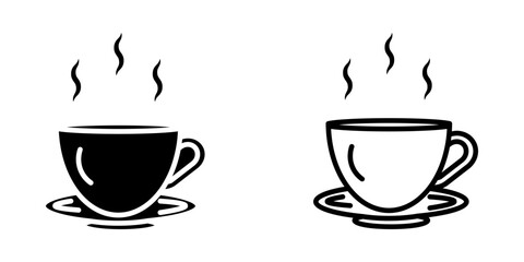 coffee icon on white background