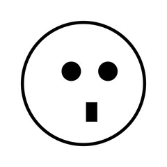 Fototapeta premium emojis icon on white background