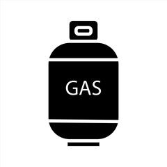 Gas icon on white background