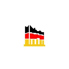 Real estate vector logo templaate illustration design
