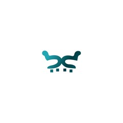 Technology creative vector logo design