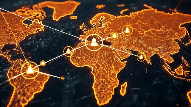 Global Network Threat Map