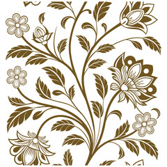 seamless floral pattern with flowers