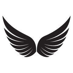 Fototapeta premium simple wing icons vector 