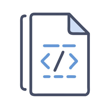 PHP File with Code Icon Representing Server-Side Scripting and Web Development