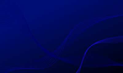 blue business smooth lines wave curves on soft gradient abstract background