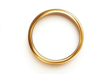 Golden Circular Frame
