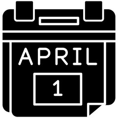 1st April Date Icon