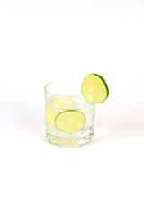 A refreshing image of a glass of water, a glass of lemonade, and a glass of water with lemon, featuring ice, mint, and lemon slices, all showcasing healthy, cold, and fresh drinks