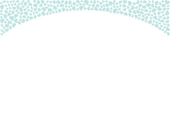 ハート柄の背景 緑系の単色 ハート