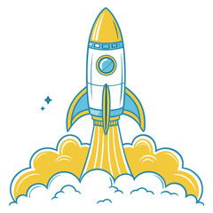 Fototapeta premium launch vector