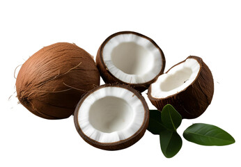 Coconuts and trees