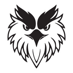 sharp eyed eagle head