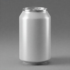 blank aluminum soda can isolated product packaging