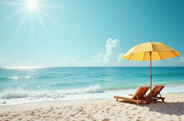 beach and sea © Tatithunder