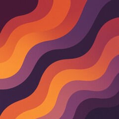 Animated background with orange and purple waves, creating a professional and aesthetic effect