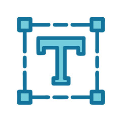 Editable Typography Tool Icon Design
