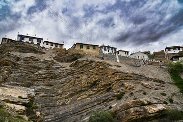 castle in the mountains