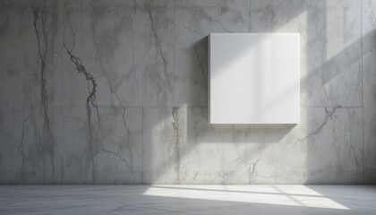 Obraz premium Minimalist art installation contemporary gallery photography indoor perspective modern aesthetic and design innovation