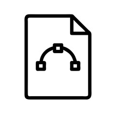 EPS File Icon with Vector Path Icon Design