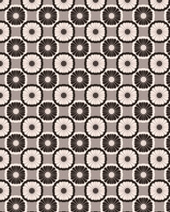 Old Wallpaper Scrapbook Paper with vintage floral motifs