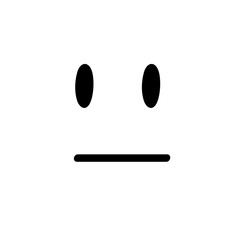 WINKING NEUTRAL FACE HAND DRAWING EMOTION