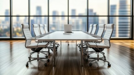 Fototapeta premium modern office meeting room interior