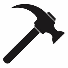 Claw Hammer silhouette icon