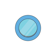 simple window. icon. vector illustration