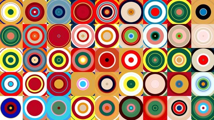 circle motif, circle pattern, symmetrical, circle lines, wall wallpaper, HD