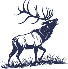 wild goat vector illustration