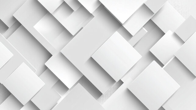 White abstract background with squire shape.
