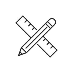 Engineering department technical support icon elements