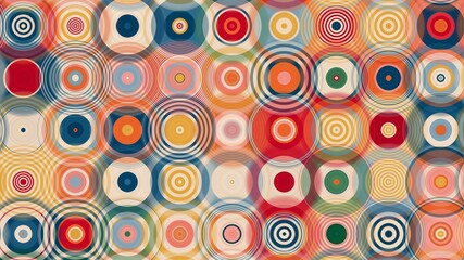 circle motif, circle pattern, symmetrical, circle lines, wall wallpaper, HD