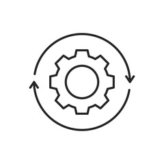 Engineering department technical support icon elements