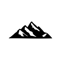 mountains silhouette vector illustration