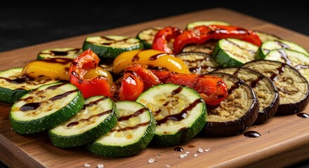 Grilled Vegetables with Balsamic Glaze - Photo