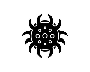 creative details Bug/virus icon Vector Illustration