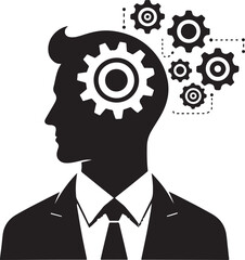 Business Mind-Gear vector