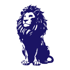 blue lion icon