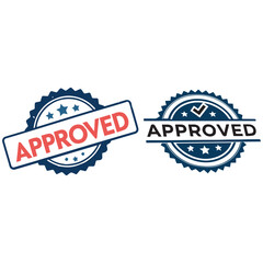 approved logo,Label Stamp Logo,and badge label,vector template