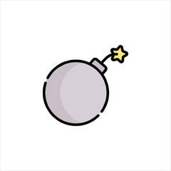 vector illustration of a black and white