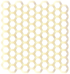seamless pattern with honeycomb