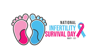 National Infertility Survival Day. background, banner, card, poster, template. Vector illustration.