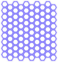 blue hexagonal background