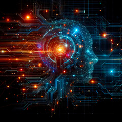 Obraz premium Artificial Intelligence Concept 